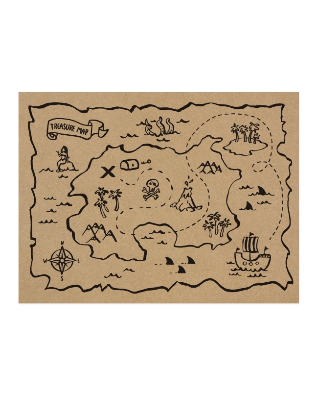 Mantel Individual Piratas 40 X 30cm Papel ***OFERTA DTO NO ACUMULABLE