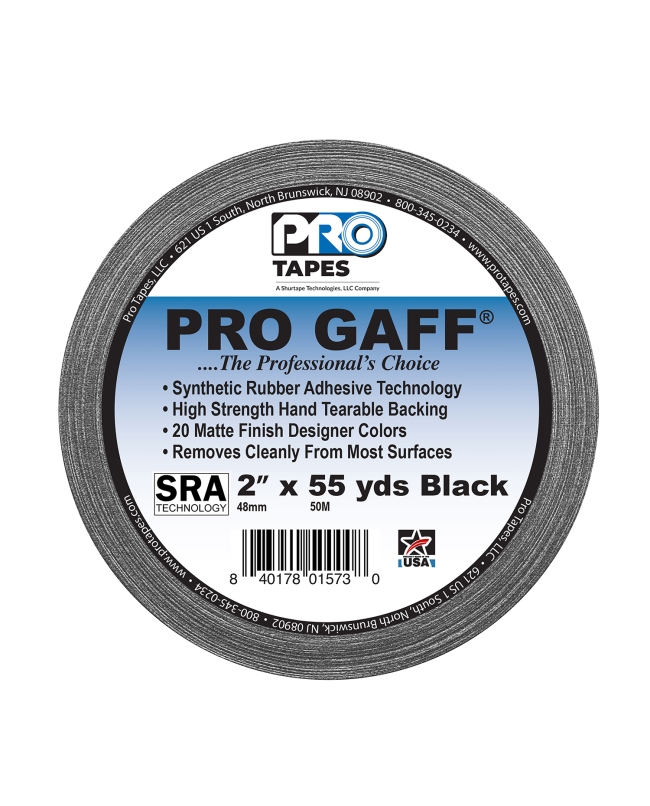 Pro Gaff Cinta De Tela Negra 22.8m x 4.8cm ***OFERTA DTO NO ACUMULABLE