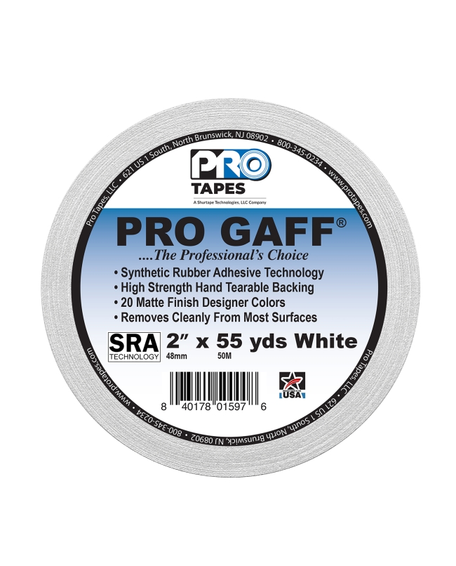 Pro Gaff Cinta De Tela Blanca 22.8m x 4.8cm ***OFERTA DTO NO ACUMULABLE