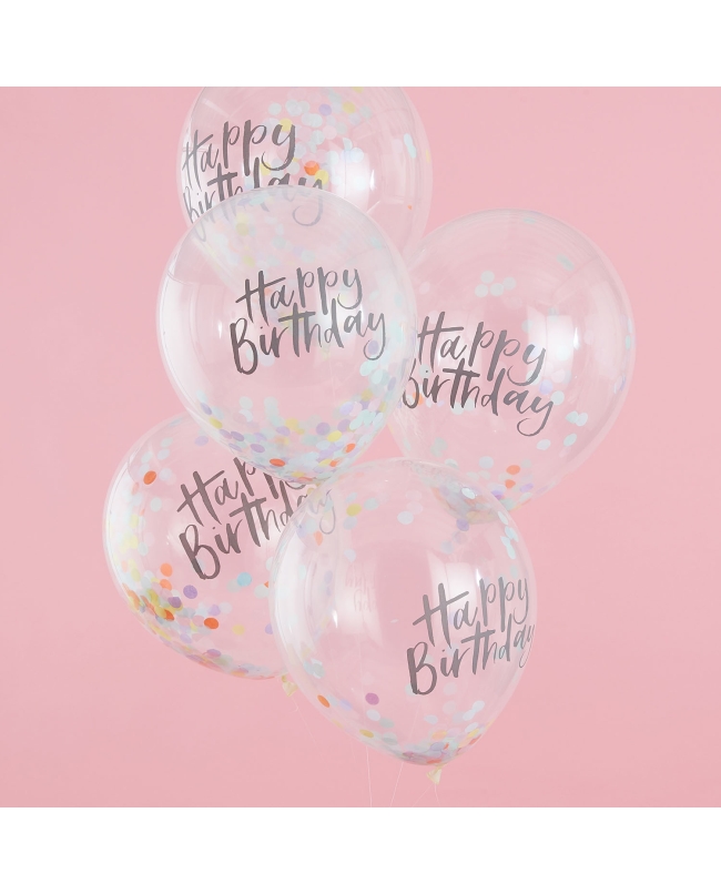 Fiesta Pastel Latex Globos Con Papel Llenado Confeti 30.5 Cm ***OFERTA DTO NO ACUMULABLE