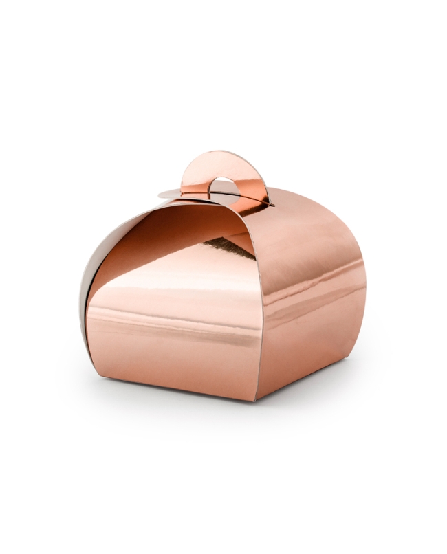 Cajas Oro Rosa 6X6X5,5cm ***OFERTA DTO NO ACUMULABLE