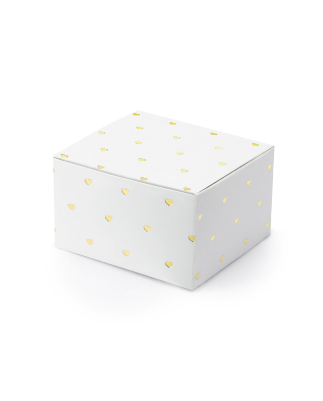 Cajas Corazones Blanco 6X3,5X5,5cm ***OFERTA DTO NO ACUMULABLE