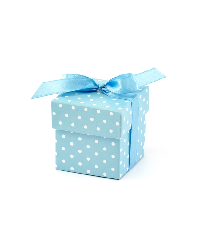 Cajas Puntos Azul Cielo ***OFERTA DTO NO ACUMULABLE