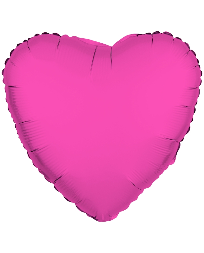 18/43cm Corazon Rosa Neon 