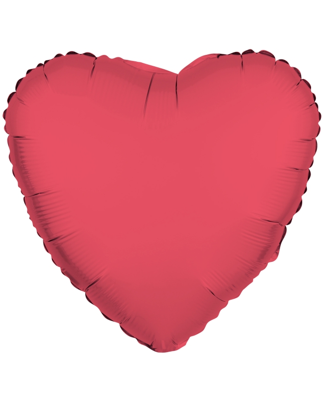 18/43cm Corazon Rojo Neon 