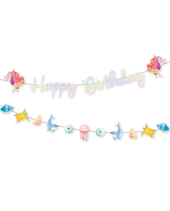 Guirnalda Letras H. Bday Oceano Magico 2X 200X20,8cm Papel