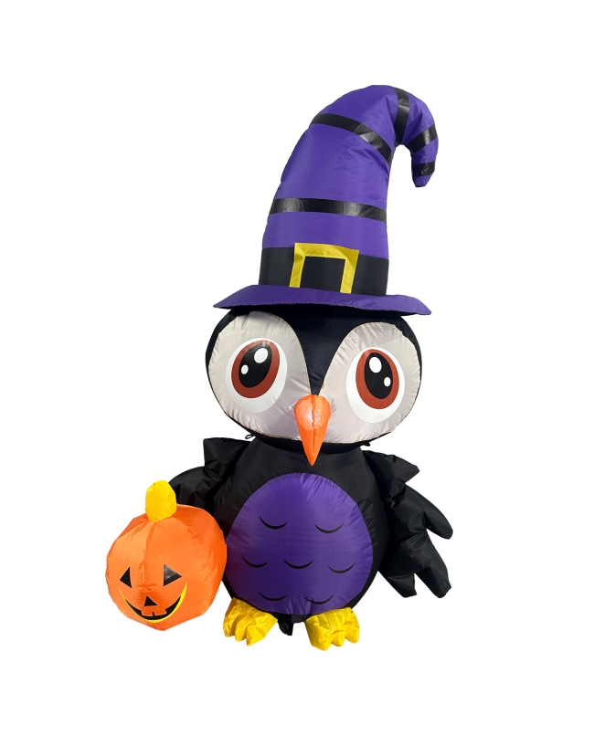Inflable Buho Con Calabaza