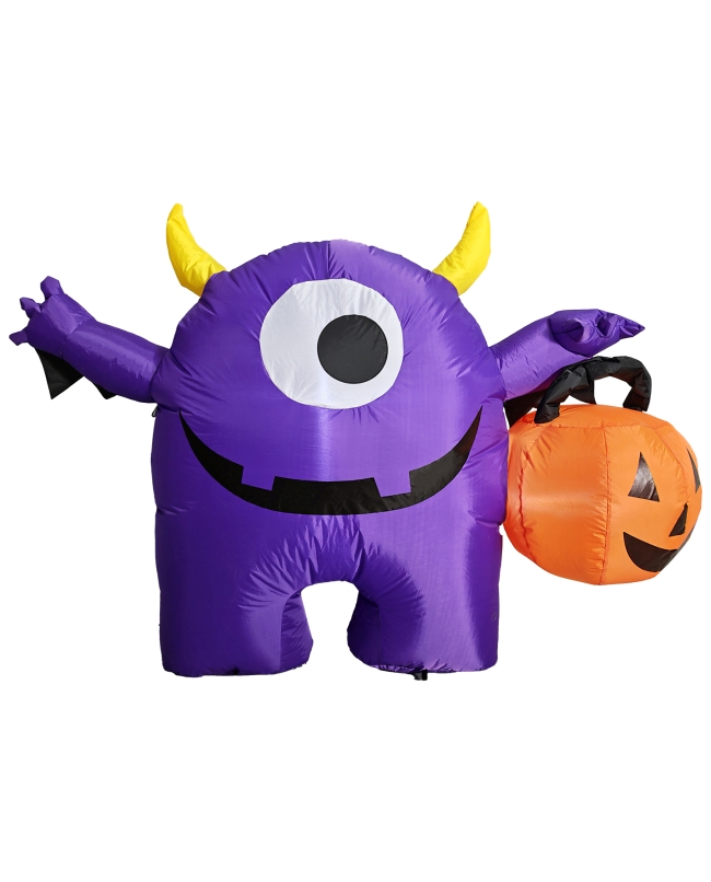 Inflable Monstruo Con Calabaza