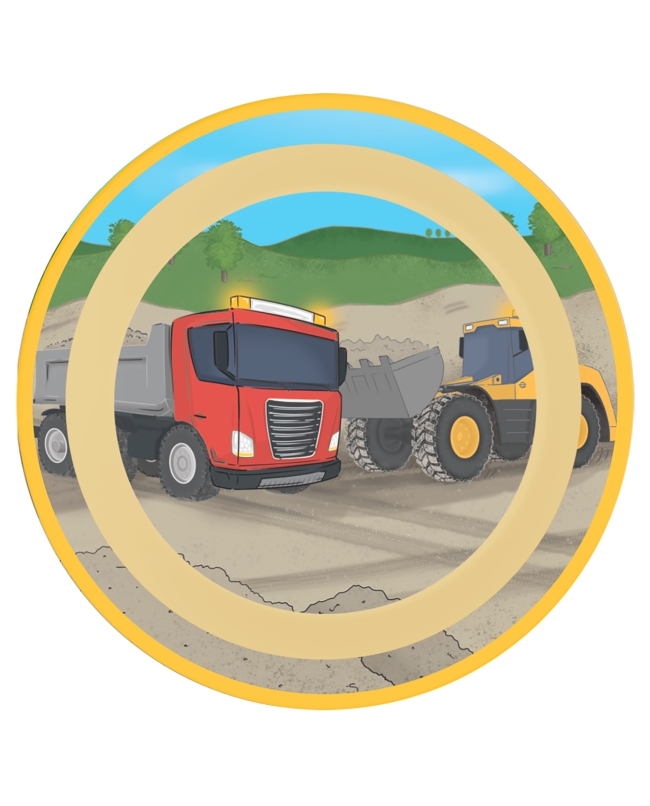 Platos Plastico 21,2cm Reutilizables Construccion