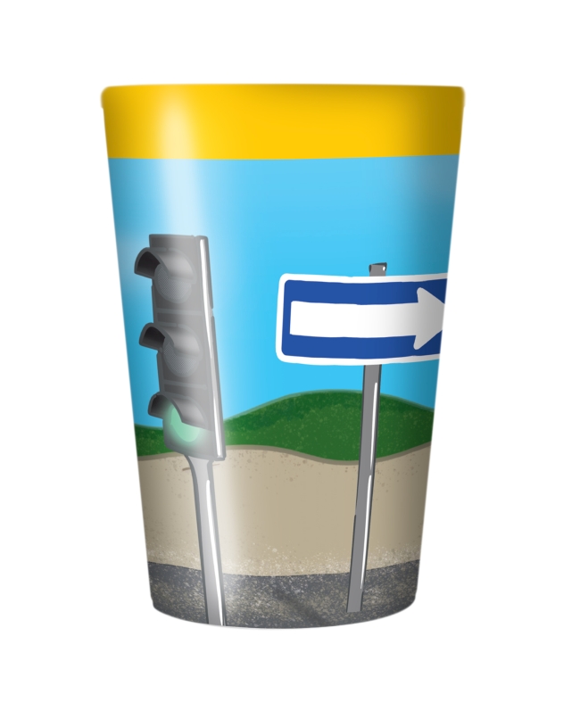 Vasos Plast 430ml Reutilizables Construccion