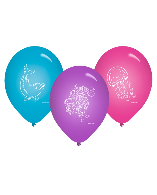 Globo Latex 22,8cm Oceano Magico