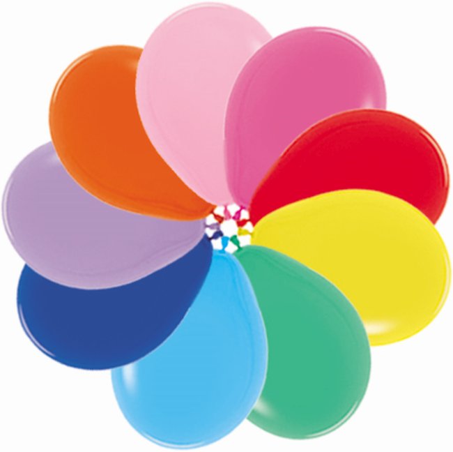 Globo Latex R12 Sempertex Fashion Surtido Colores 5-9-12-15-20-28-40-41-50-61 / 30cm En Bolsa De 50 Unidades