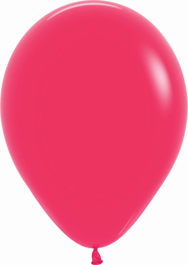 Globo Latex R12 Sempertex Fashion Solido Frambuesa 30cm En Bolsa De 12 Unidades
