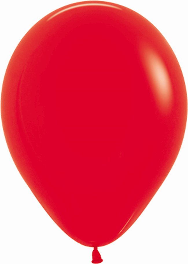 Globo Latex R9 Sempertex Fashion Solido Rojo 23cm