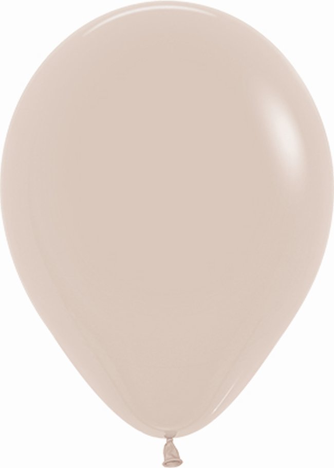 Globo Latex R12 Sempertex Fashion Solido Arena 30cm En Bolsa De 50 Unidades