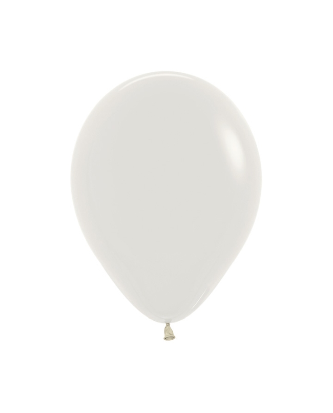 Globo Latex R12 Sempertex Pastel Dusk Crema 30cm En Bolsa De 50 Unidades