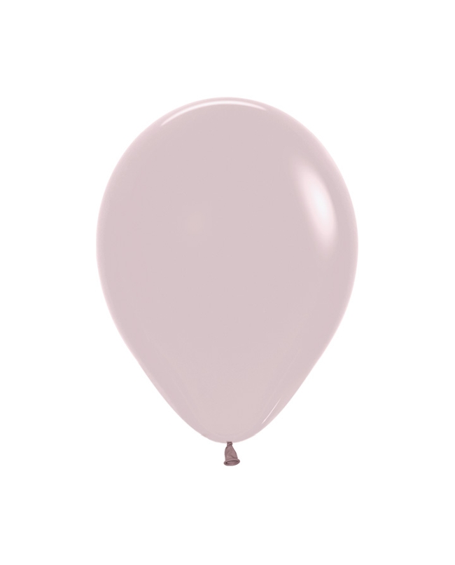 Globo Latex R12 Sempertex Pastel Dusk Rosa 30cm En Bolsa De 12 Unidades