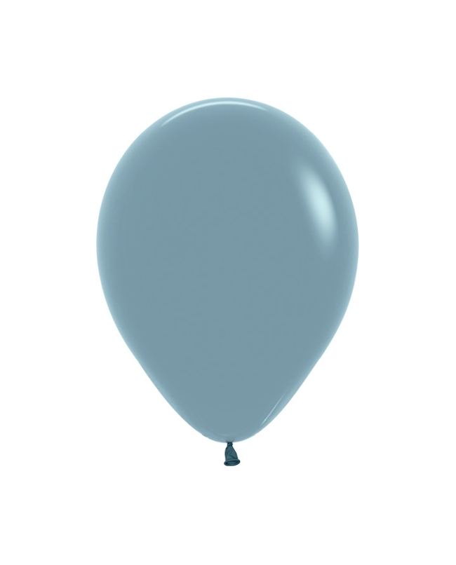 Globo Latex R12 Sempertex Pastel Dusk Azul 30cm En Bolsa De 50 Unidades