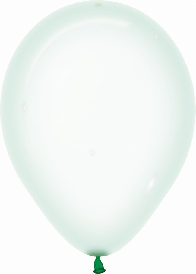 Globo Latex R12 Sempertex Cristal Pastel Verde 30cm