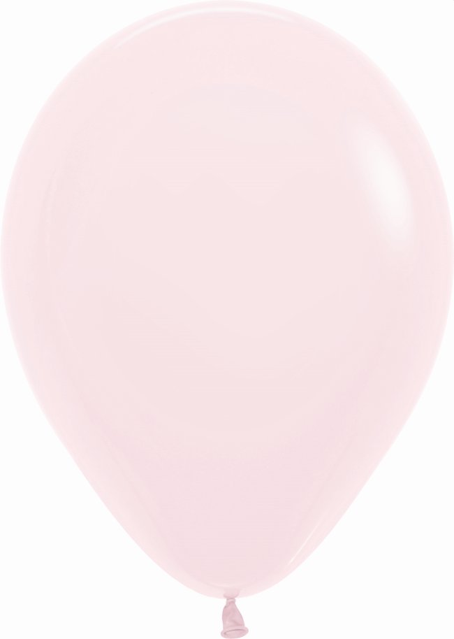 Globo Latex R12 Sempertex Pastel Rosado 30cm En Bolsa De 50 Unidades