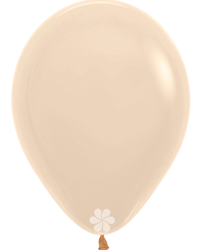 Globo Latex R12 Sempertex Pastel Nude 30cm En Bolsa De 50 Unidades