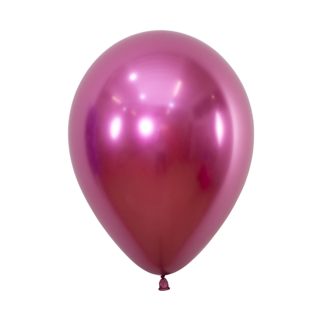 Globo Latex R12 Sempertex Reflex Fucsia 30cm En Bolsa De 50 Unidades