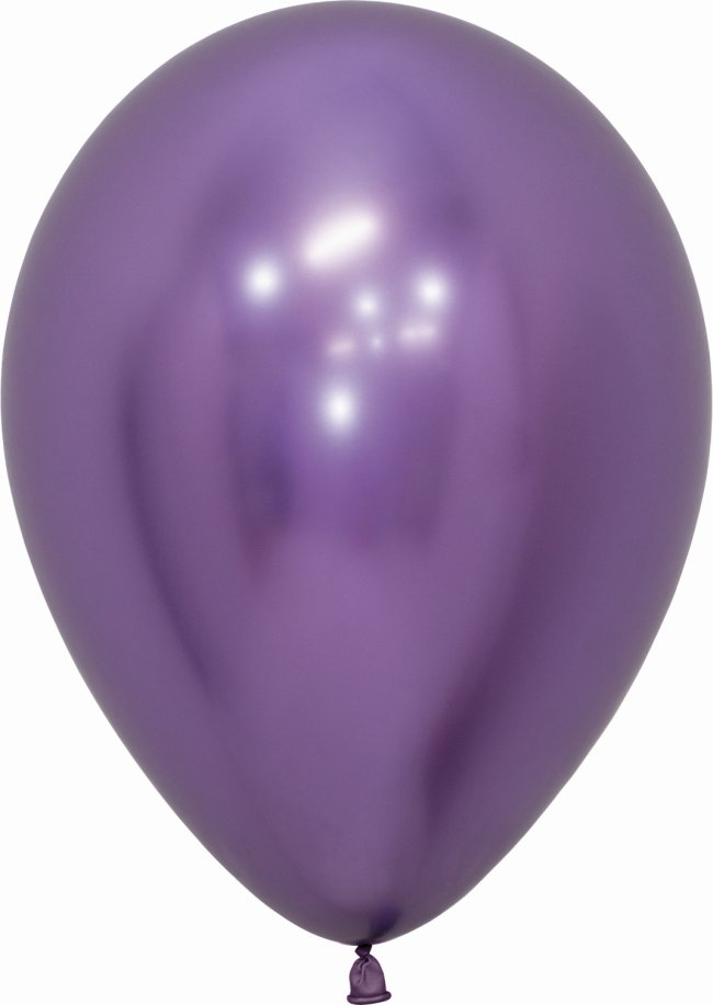 Globo Latex R12 Sempertex Reflex Violeta 30cm En Bolsa De 50 Unidades