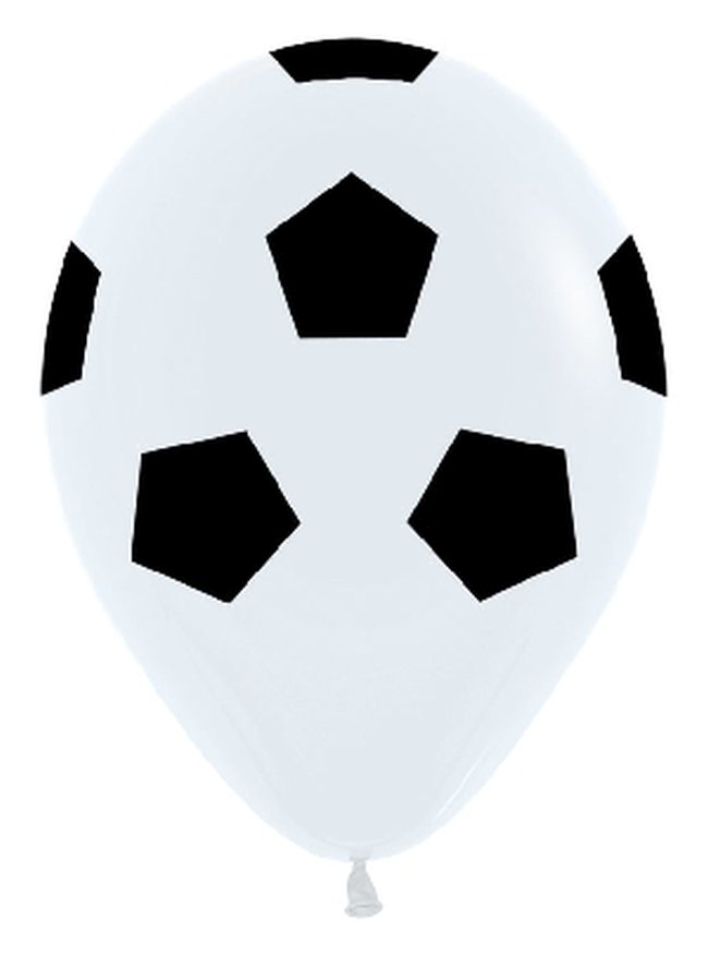 Globo Latex R12 Sempertex Fashion Solido 005 Balon De Futbol 30cm