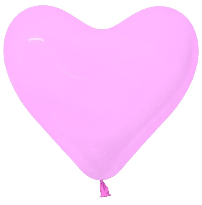 Globo Latex R12 Sempertex Forma Corazon Rosado 30cm