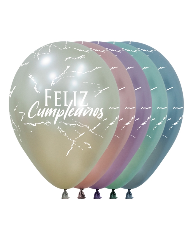 Globo Latex R12 Sempertex Silk Surtido F. Cumpleaños Hawaiano 30cm - 809 826 839 850 873
