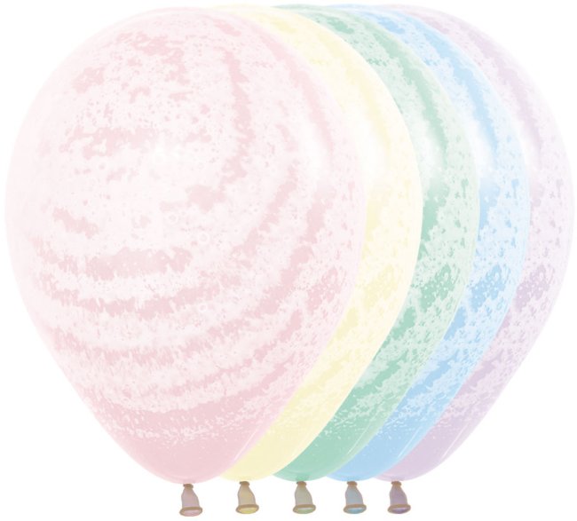 Globo Latex R12 Graffiti Surtido Pastel 30cm***OFERTA DTO NO ACUMULABLE