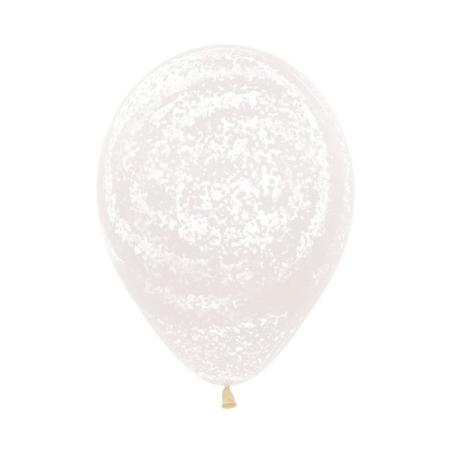 Globo Latex R12 Cristal Graffiti Invierno 30cm***OFERTA DTO NO ACUMULABLE