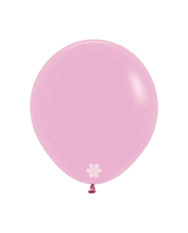Globo Latex R18 Sempertex Fashion Solido Rosado Dulce 45cm En Bolsa De 15 Unidades