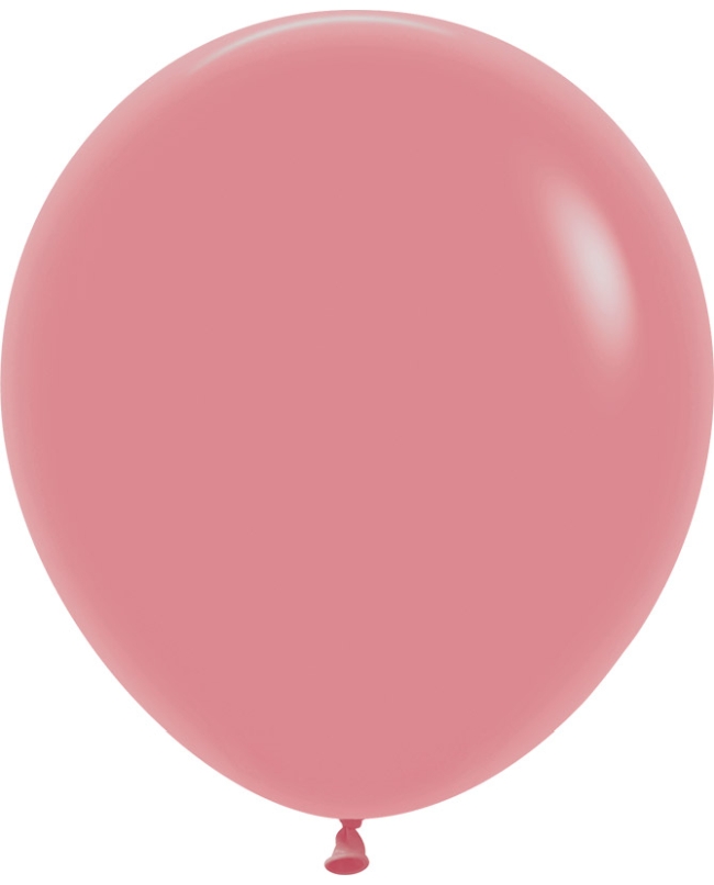 Globo Latex R18 Sempertex Fashion Solido Rosa Palo 45cm En Bolsa De 15 Unidades