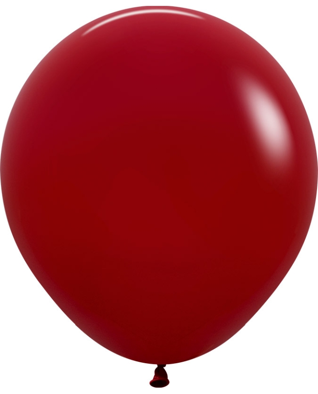 Globo Latex R18 Sempertex Fashion Solido Nuevo Rojo 45cm En Bolsa De 15 Unidades