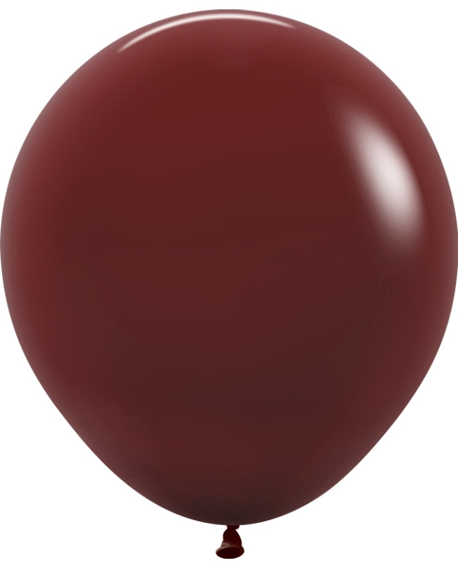 Globo Latex R18 Sempertex Fashion Solido Merlot 45cm En Bolsa De 15 Unidades