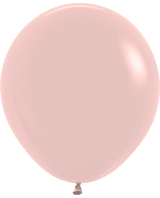 Globo Latex R18 Sempertex Fashion Solido Blush Crema 45cm En Bolsa De 25 Unidades