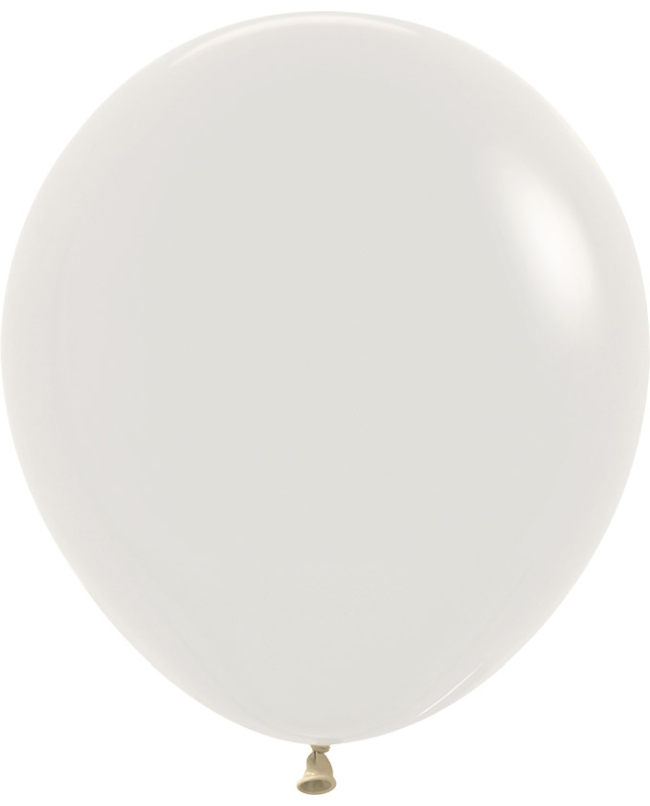 Globo Latex R18 Sempertex Pastel Dusk Crema 45cm En Bolsa De 15 Unidades