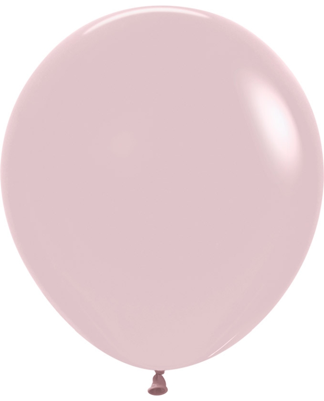 Globo Latex R18 Sempertex Pastel Dusk Rosa Palo 45cm En Bolsa De 15 Unidades