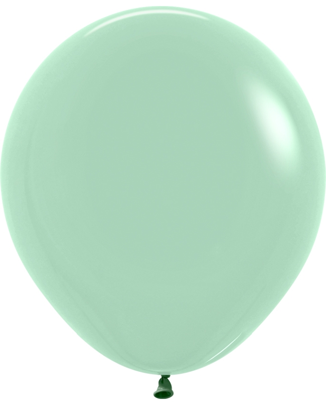 Globo Latex R18 Sempertex Pastel Dusk Te Verde 45cm En Bolsa De 15 Unidades