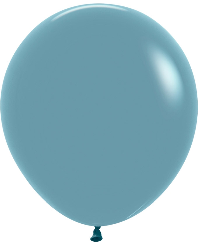 Globo Latex R18 Sempertex Pastel Dusk Azul 45cm En Bolsa De 15 Unidades