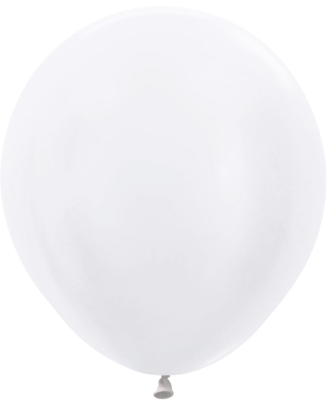 Globo Latex R18 Sempertex Satin Perla 45cm En Bolsa De 15 Unidades