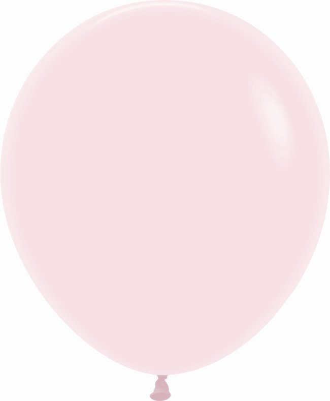 Globo Latex R18 Sempertex Pastel Rosado 45cm En Bolsa De 15 Unidades