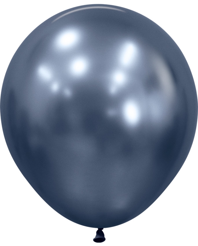 Globo Latex R18 Sempertex Reflex Azul Galaxy 45cm En Bolsa De 15 Unidades