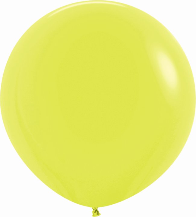 Globo Latex R24 Sempertex Neon Amarillo 60cm