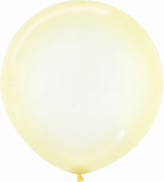 Globo Latex R24 Sempertex Cristal Pastel Amarillo / 60cm