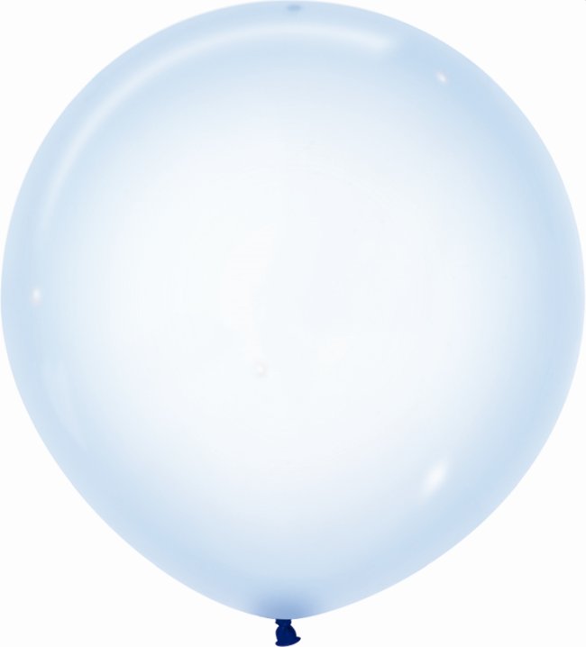 Globo Latex R24 Sempertex Cristal Pastel Azul / 60cm