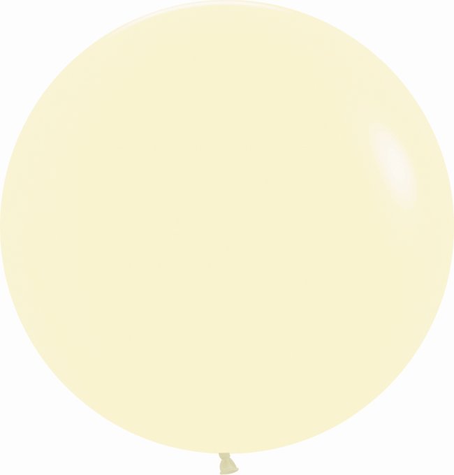 Globo Latex R24 Sempertex Pastel Amarillo 60cm