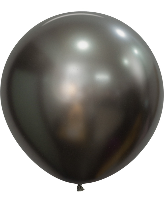 Globo Latex R24 Sempertex Silk Gris Medianoche 60cm