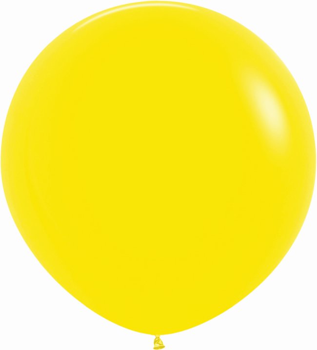 Globo Latex R36 Sempertex Fashion Solido Amarillo 91,5cm